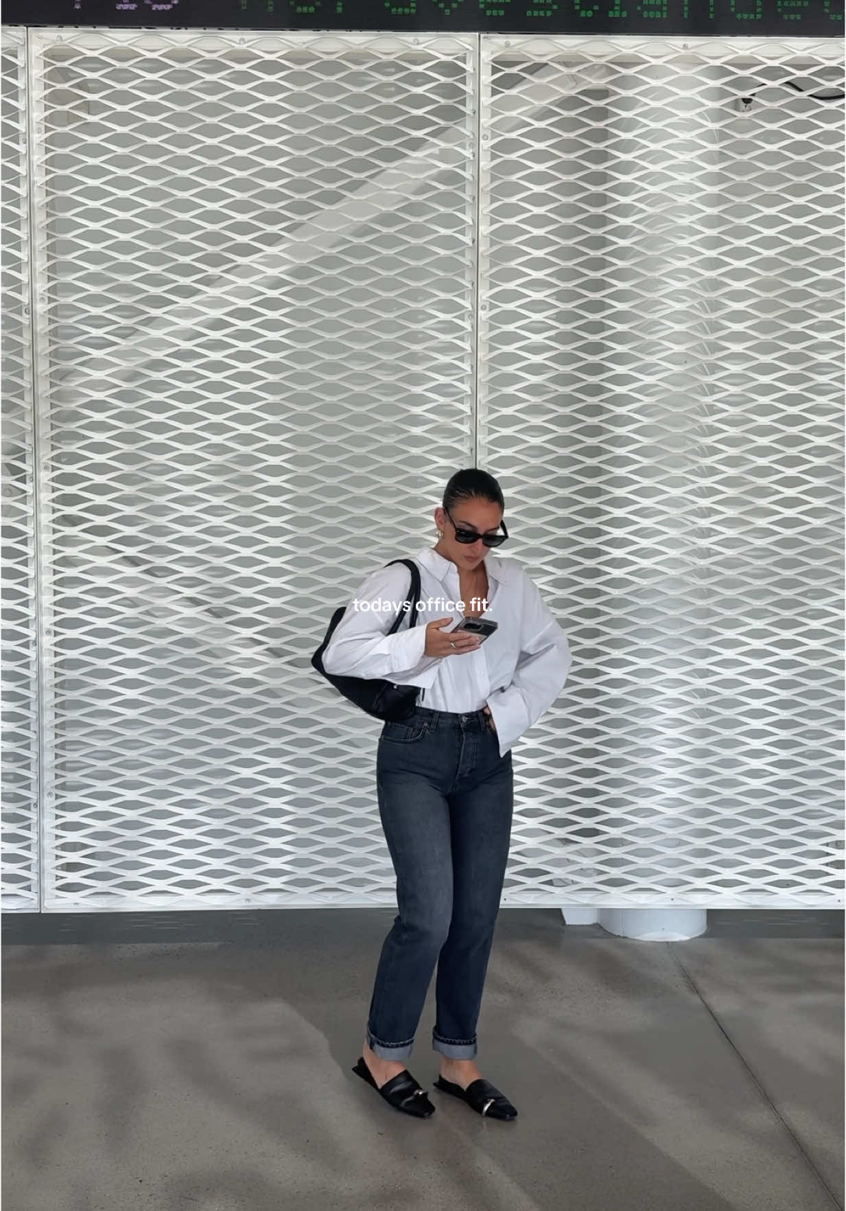 A post by @enna.knezevic on TikTok caption: Simplicity yall, simplicity. 🤌🏼 #scandinavianstyle #scandistyle #whatiwore #outfits #officeoutfit #workfit #fits #ootd #officelook 