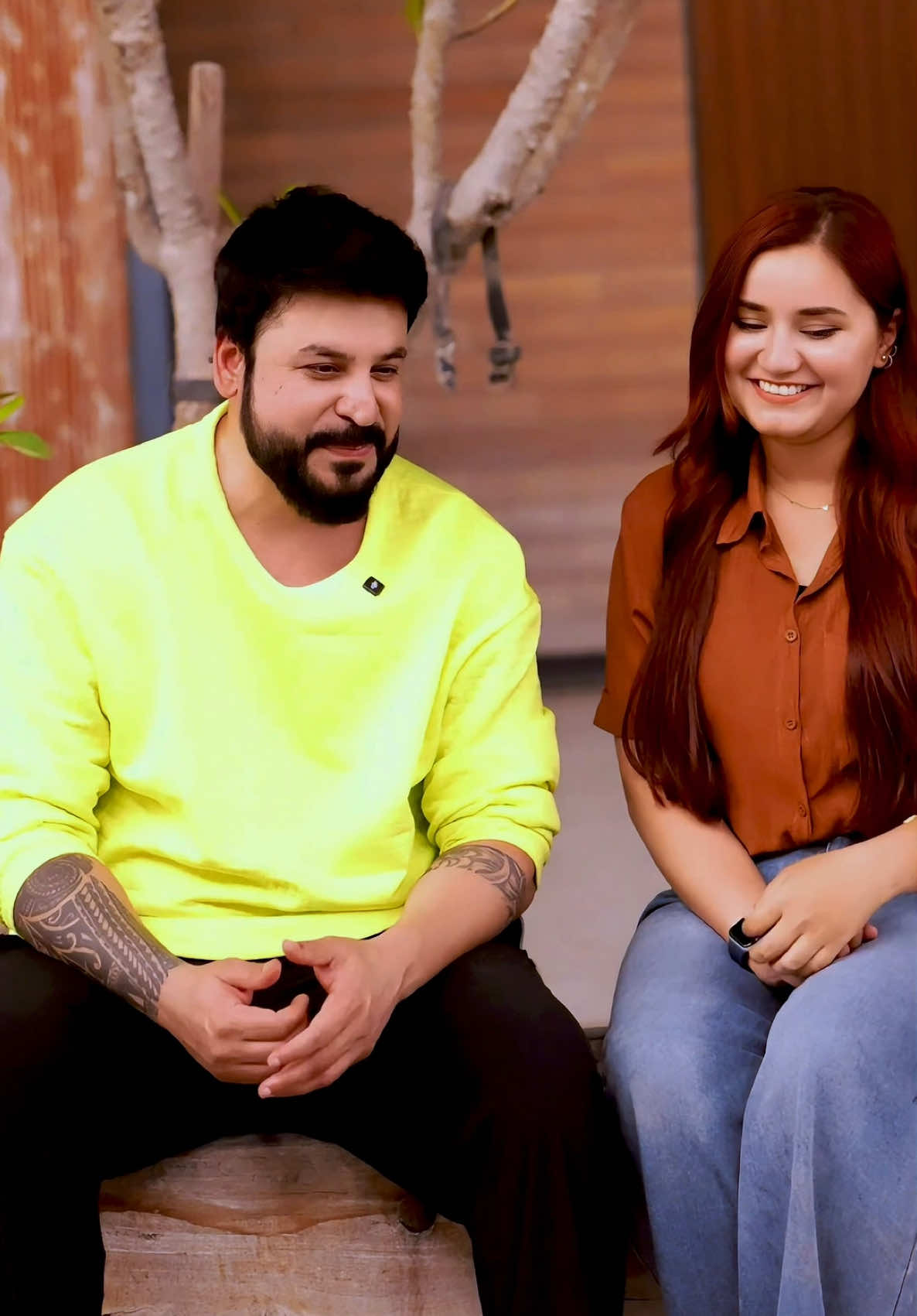 A post by @sunny_kalra55 on TikTok caption: Bus yahi kamzori hai😜 @Lybaaaa✨ #cute #surprise #strange #shoking #love #story #couple 