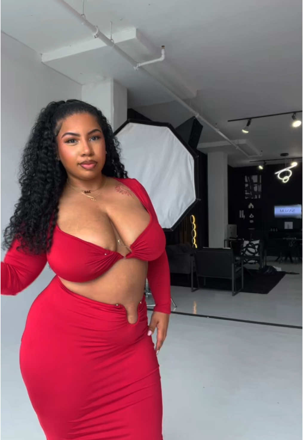 A post by @forevercurlybri on TikTok caption: Divine feminine 🦋❤️ #fypシ #curvyfashion #fypシ゚viral 