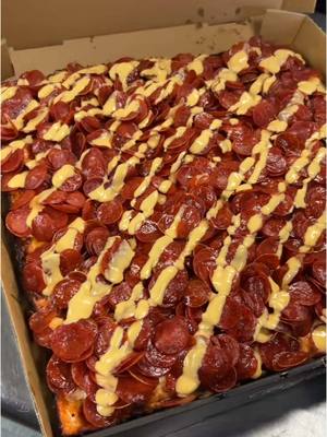 A post by @devourpower on TikTok caption: Finally, a pizza joint that understands how much pepperoni to put on a pizza! 😏🍕🔥🤤 #DEVOURPOWER #fyp #foryou #foodtiktok #foodies #foodblog #tonyboloneys #pizza #pepperoni #pepperonipizza #pizzanj #newjersey #njfood #njpizza #pizzamaking #swinefighter 