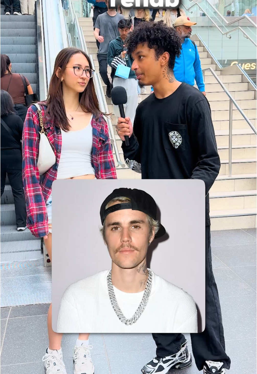 A post by @thatcurlycanadian on TikTok caption: People on @polymarket are betting on whether or not #justinbieber should do rehab in 2025, also #haileybieber could divorce..