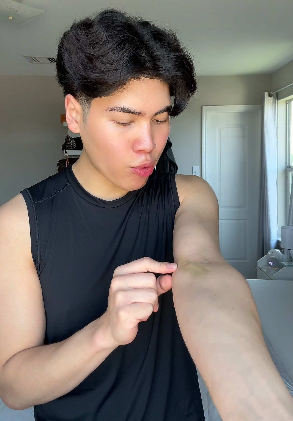 A post by @ohgoodlourd on TikTok caption: *turns into a lizard 🦎 the next day*