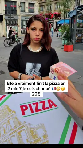 A post by @dimerci91 on TikTok caption: Manger une pizza en 2 min c’est possible ?🇫🇷😳🤭#pourtoi 