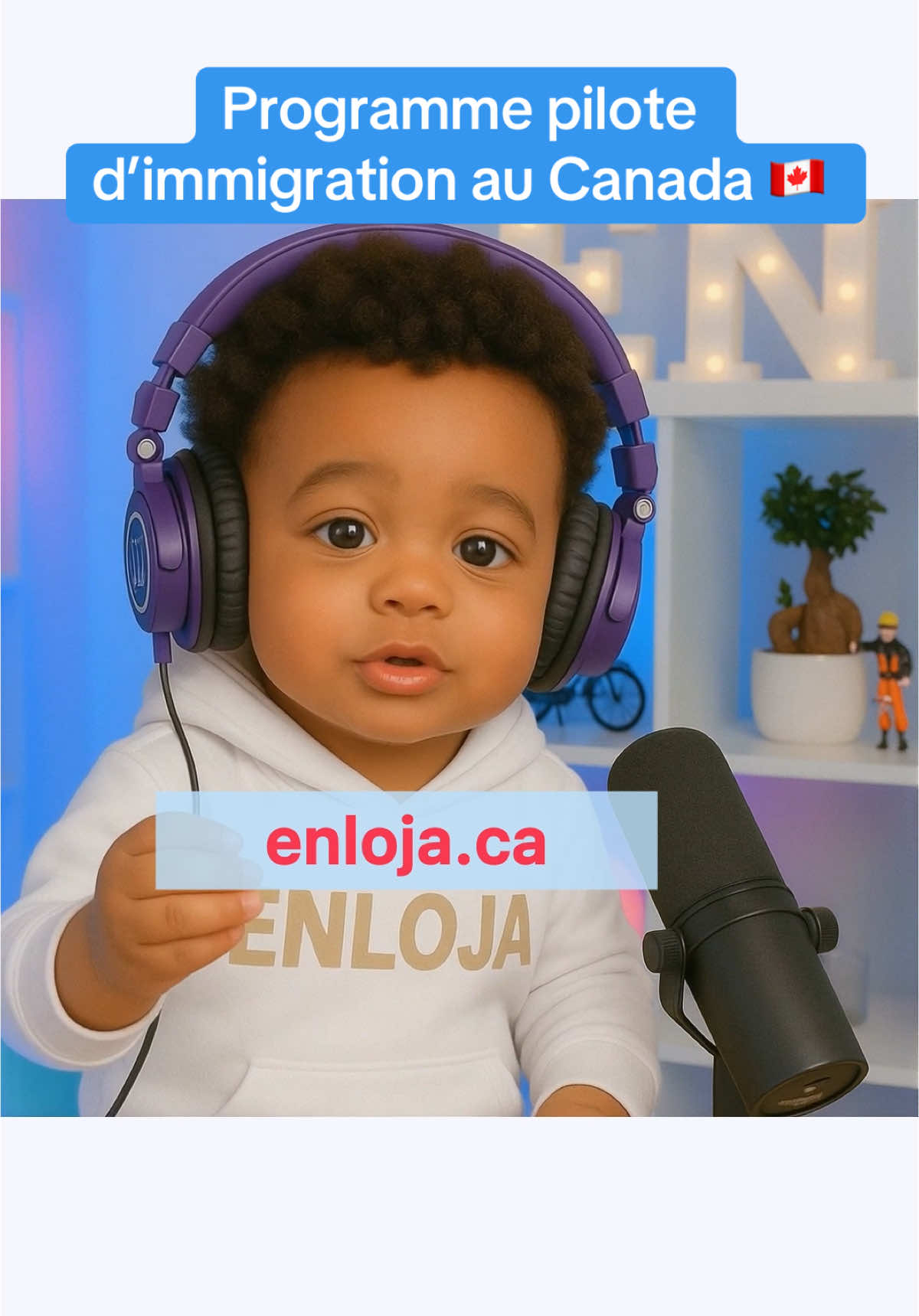 A post by @enloja on TikTok caption: Programme pilote d’immigration au Canada 🇨🇦. #immigration #canada #francophone #timmins #enloja #permistravailcanada #fyp 