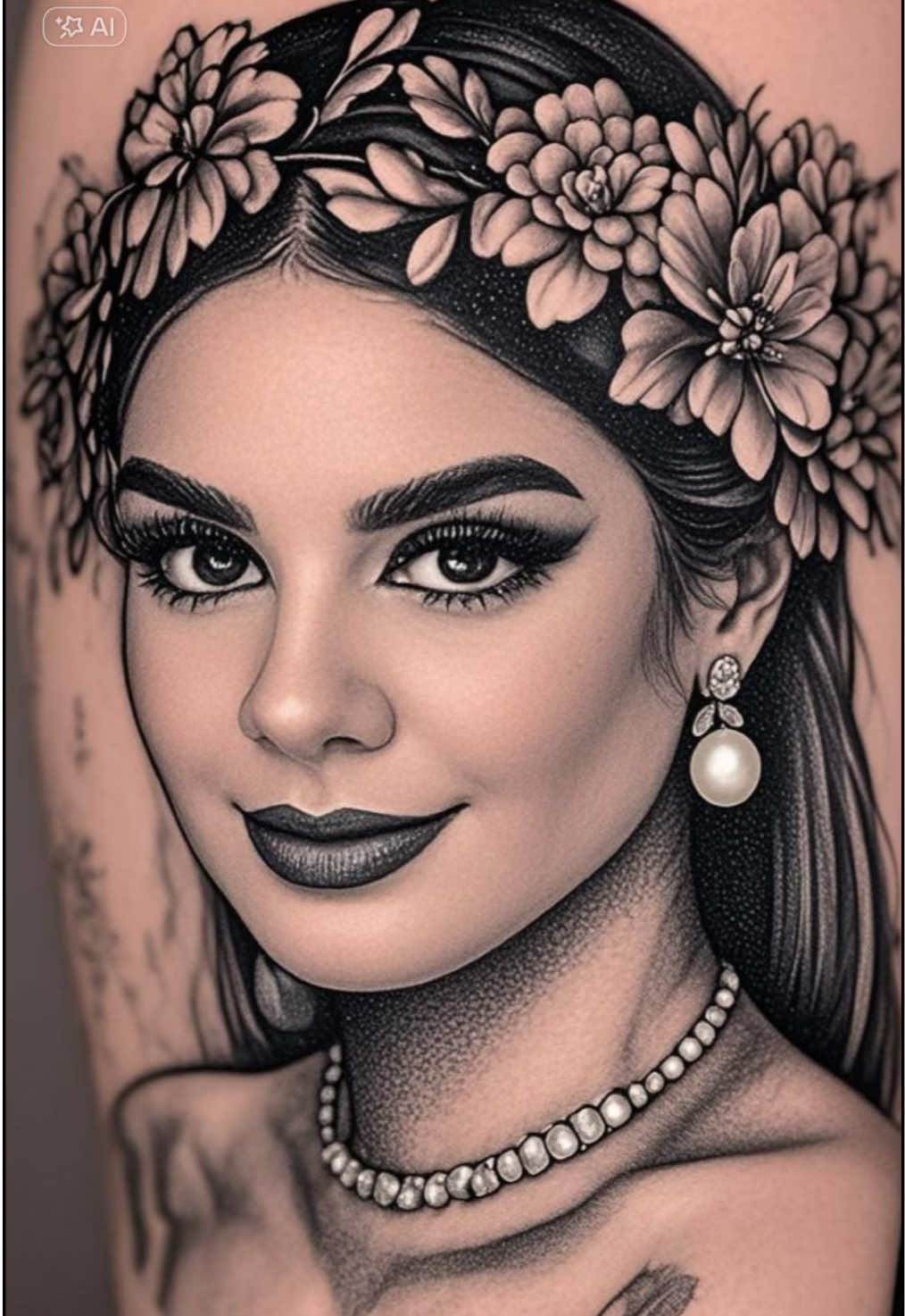 A post by @leslyoek on TikTok caption: #miversionia yo digo k le quedaria perfecto🫣🫢 #parati #fyp #tatuaje #capcut #fypシ゚ #Viral 
