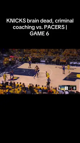 A post by @awfulcoaching on TikTok caption: Pacers 125 - Knicks 108  #NBA #indianapacers #newyorkknicks 