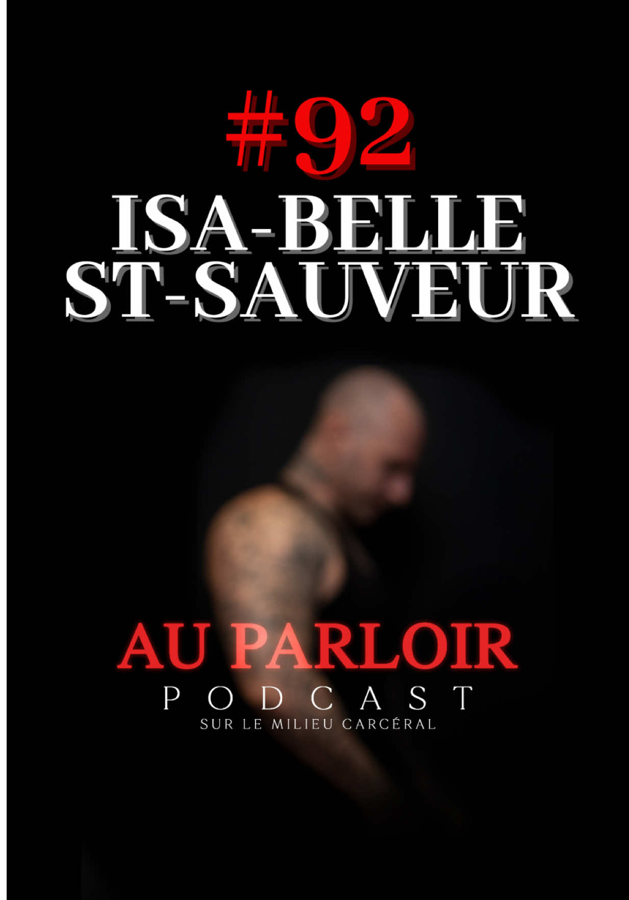 A post by @cedricbergeronparloir on TikTok caption: Épisode 92 avec Isa-Belle St-Sauveur, c’est LIVE!🔥 #auparloirpodcast #podcast #cedricbergeronhumour #truecrime #france #Québec #auparloir #prison 