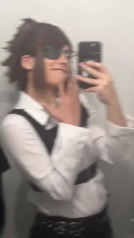 A post by @just.another_cosplayer17 on TikTok caption: RUMBLING  #fyp #attackontitan #attackontitancosplay #aot #aotcosplay #hange #hangezoe #zoehange #hangecosplay #hangezoecosplay #zoehangecosplay #mommy 