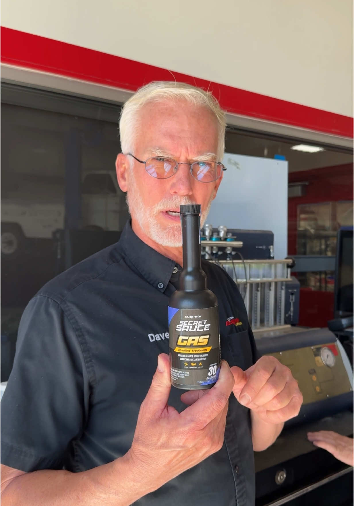 A post by @davesautocenter on TikTok caption: Dave's Solution for Dirty Injectors #autoshop #truckrepair #autorepair #enginebuild 