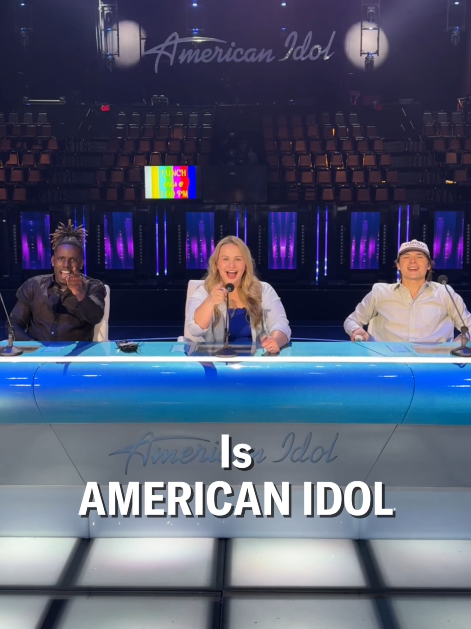 A post by @americanidol on TikTok caption: Be iconic. #BeAnIdol. Audition now. 🌟 ✨americanidol.com/auditions✨