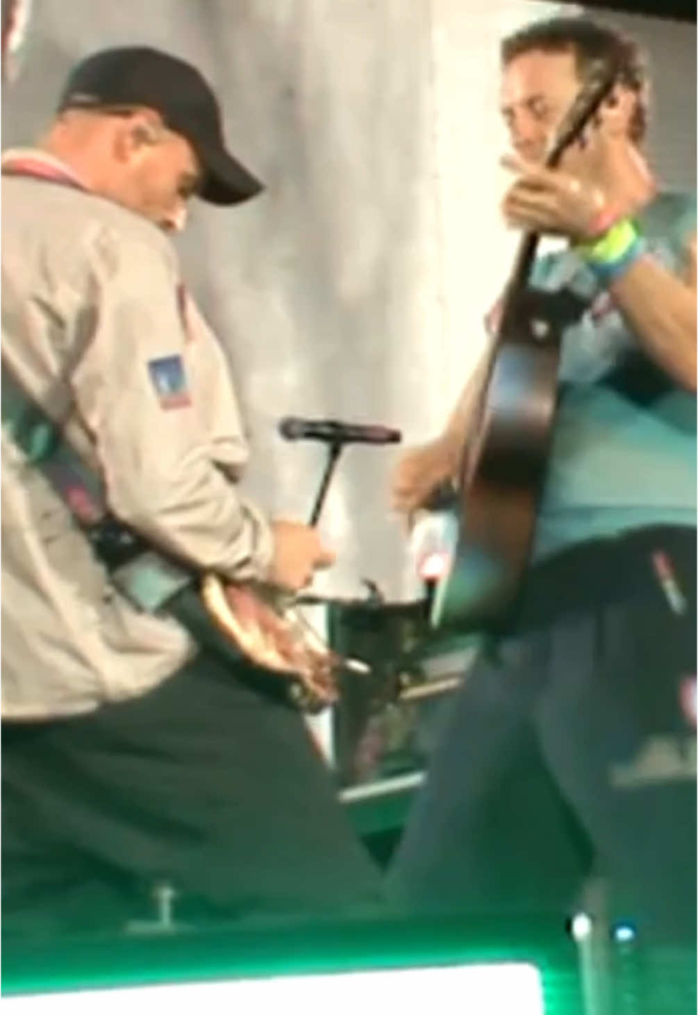 A post by @coldplay on TikTok caption: Stanford #Coldplay #MusicOfTheSpheresWorldTour 