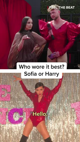 A post by @harryjowsey on TikTok caption: 😬😬 @sofiacarson @netflix #whoworeitbest #netflix
