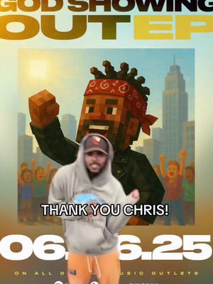 A post by @pastormikejr on TikTok caption: Wow thank you Chris! 😂 NEW MUSIC THIS FRIDAY! #GodShowingOut #motivation #pastormikejr #inspiration 
