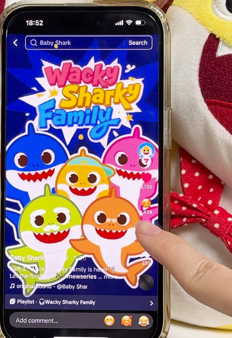 A post by @babyshark_brooklyn on TikTok caption: Tap the 💖 on my video 🫶 #funvid #memes #BabyShark #DooDooDoo #Brooklyn #forkids 