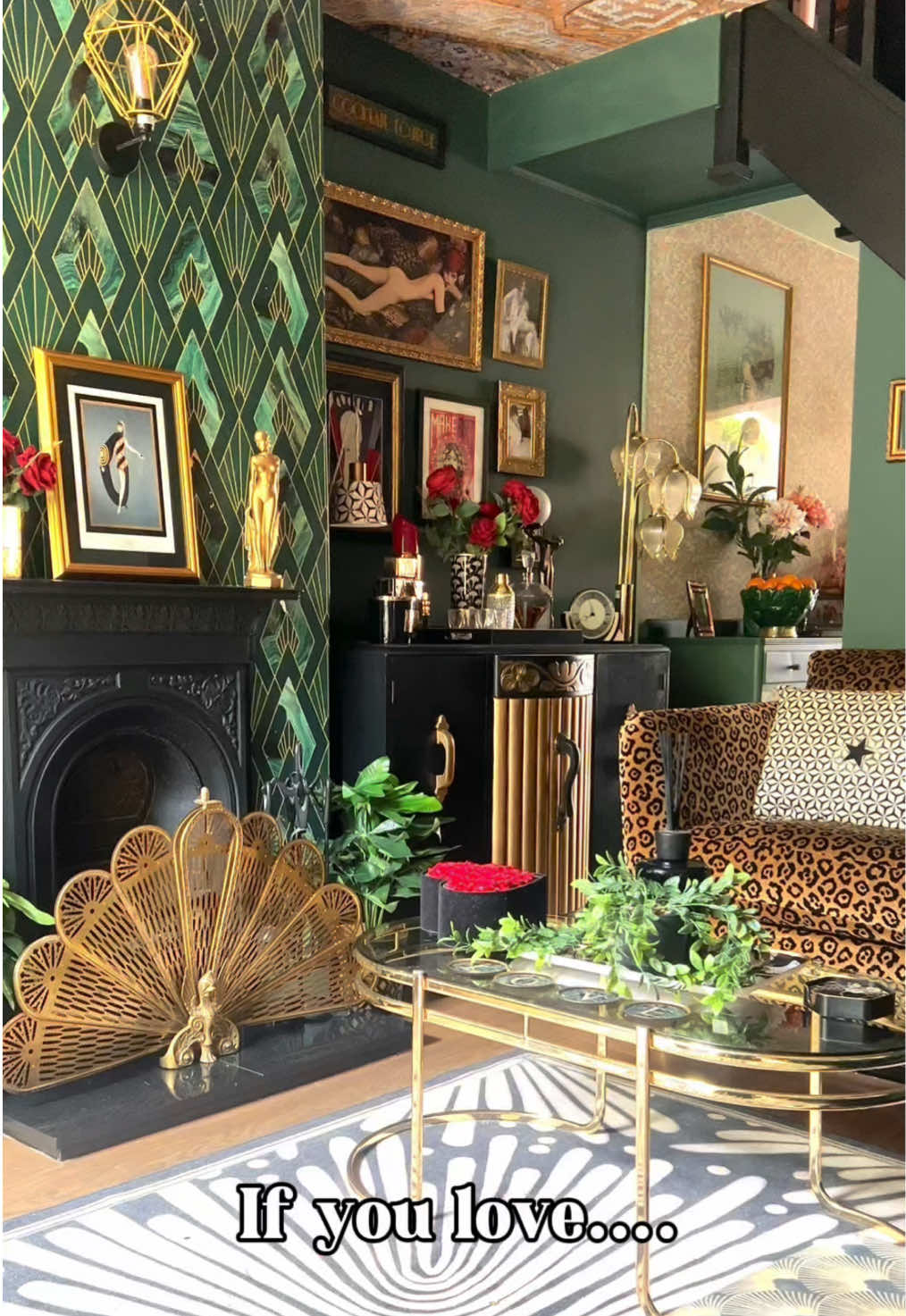 A post by @weeny_victorian_house on TikTok caption: My account is a mixed bag of colourful, vintage, maximalist interiors, a bit of fashion, middle aged musings and dancing. If you like all that, do stick around. #maximalistdecor #maximalistinteriors #over50fashion #colourfulhome #vintagehomedecor 