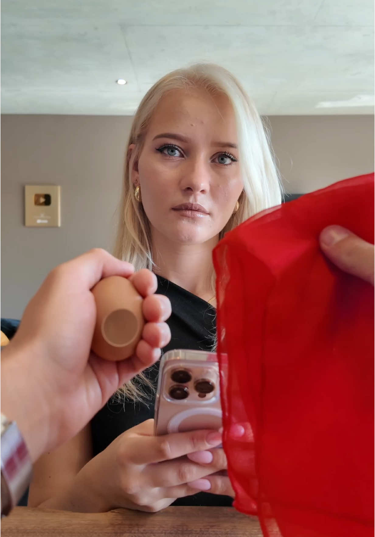 A post by @wian on TikTok caption: It changed into an egg 😂🥚 @Juliet #magic #tiktoksouthafrica🇿🇦 #eggtrick #magician #foryou 