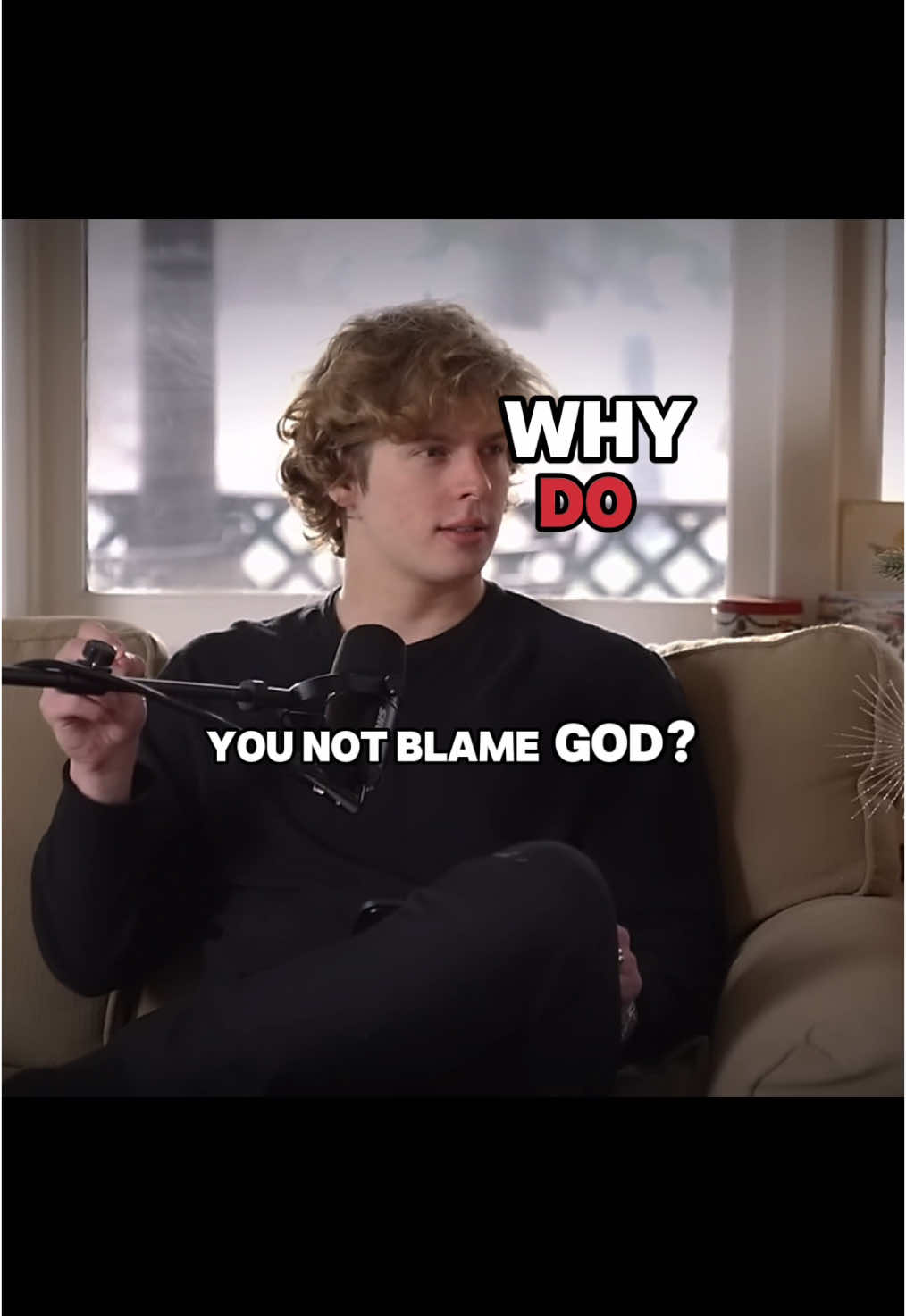 A post by @saviourofhumanity on TikTok caption: Why not blame God? | DMs are always open for prayer requests, questions, etc. | @Stuart Knechtle | #Jesus #God #Christian #cliffeknechtle #fypシ゚ 