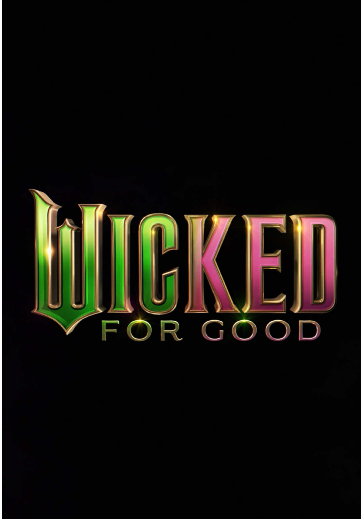 A post by @wickedmovie on TikTok caption: Thank Goodness! ✨ #WickedForGood trailer tomorrow.