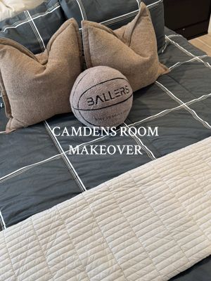 A post by @_catben_ on TikTok caption: Took me forever, but Camden’s room makeover is finally here 🎮💙🧩☁️👾🦎 #asmr #momlife #roommakeover #boysroom #gamingsetup #organizedhome #CleanTok #boyswillbeboys 