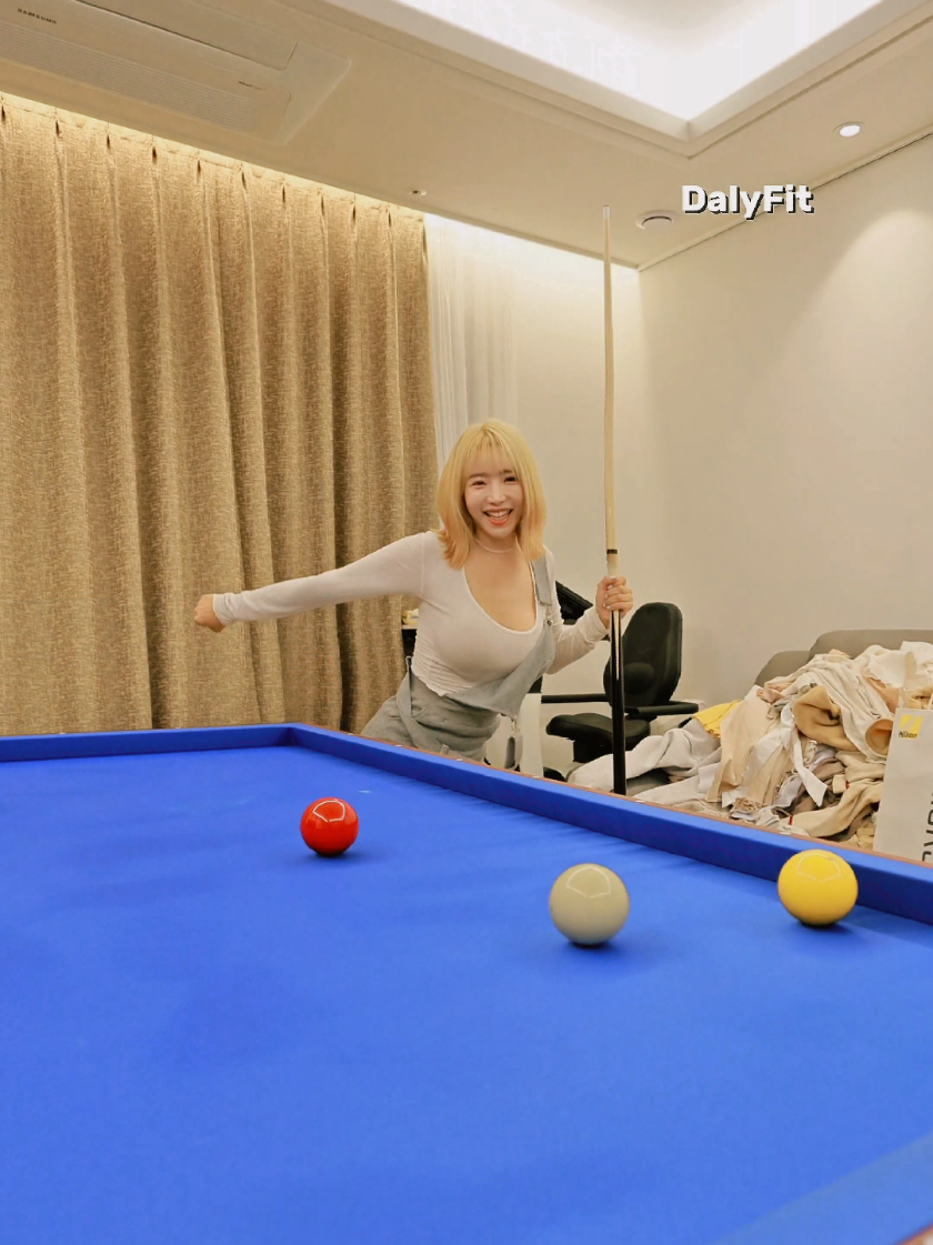 A post by @daly2828 on TikTok caption: Feeling good ❤️ #billiards #carom #bida #3구 #당구 