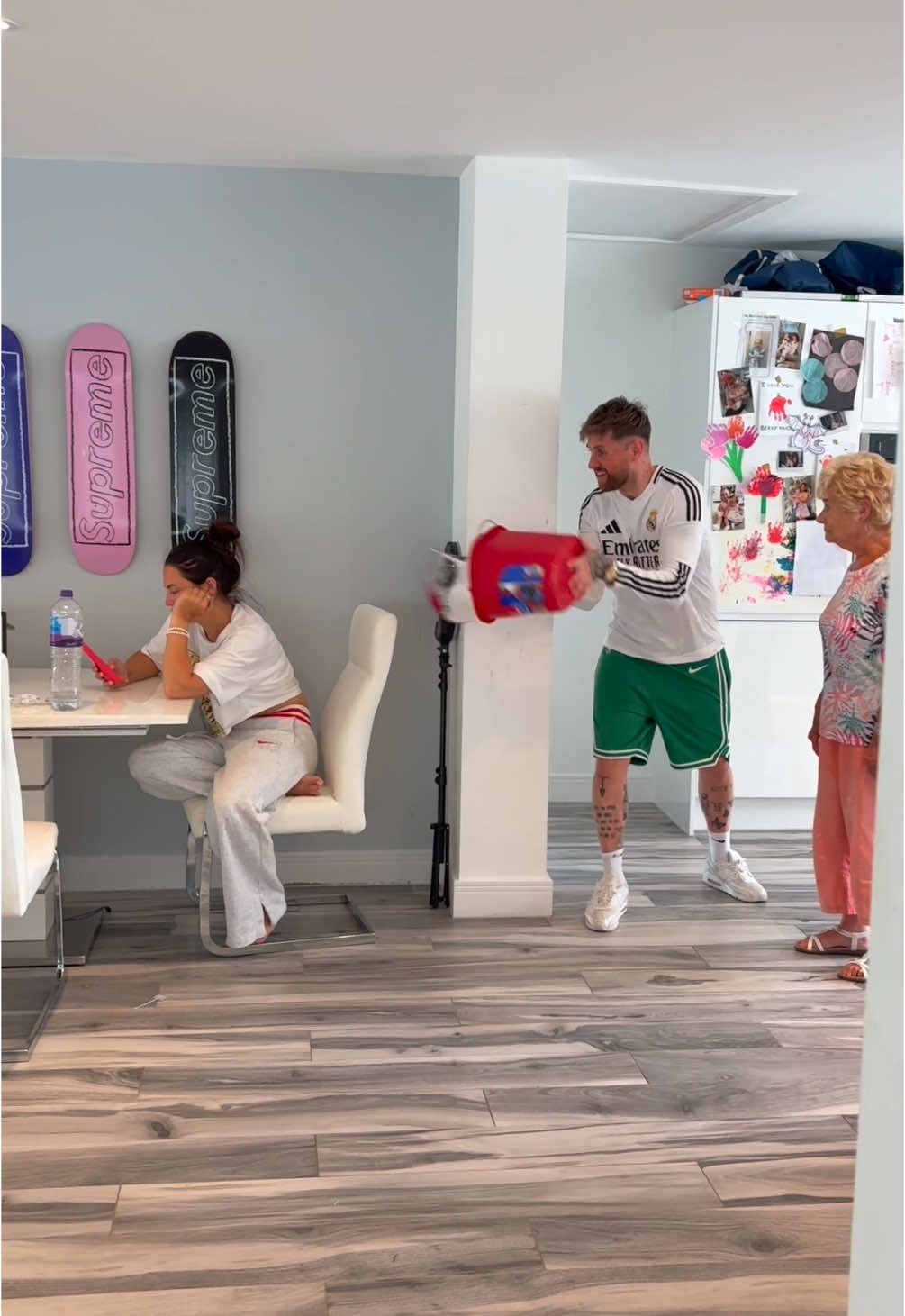 A post by @kristenhanby123 on TikTok caption: We set grandma up badly 😂