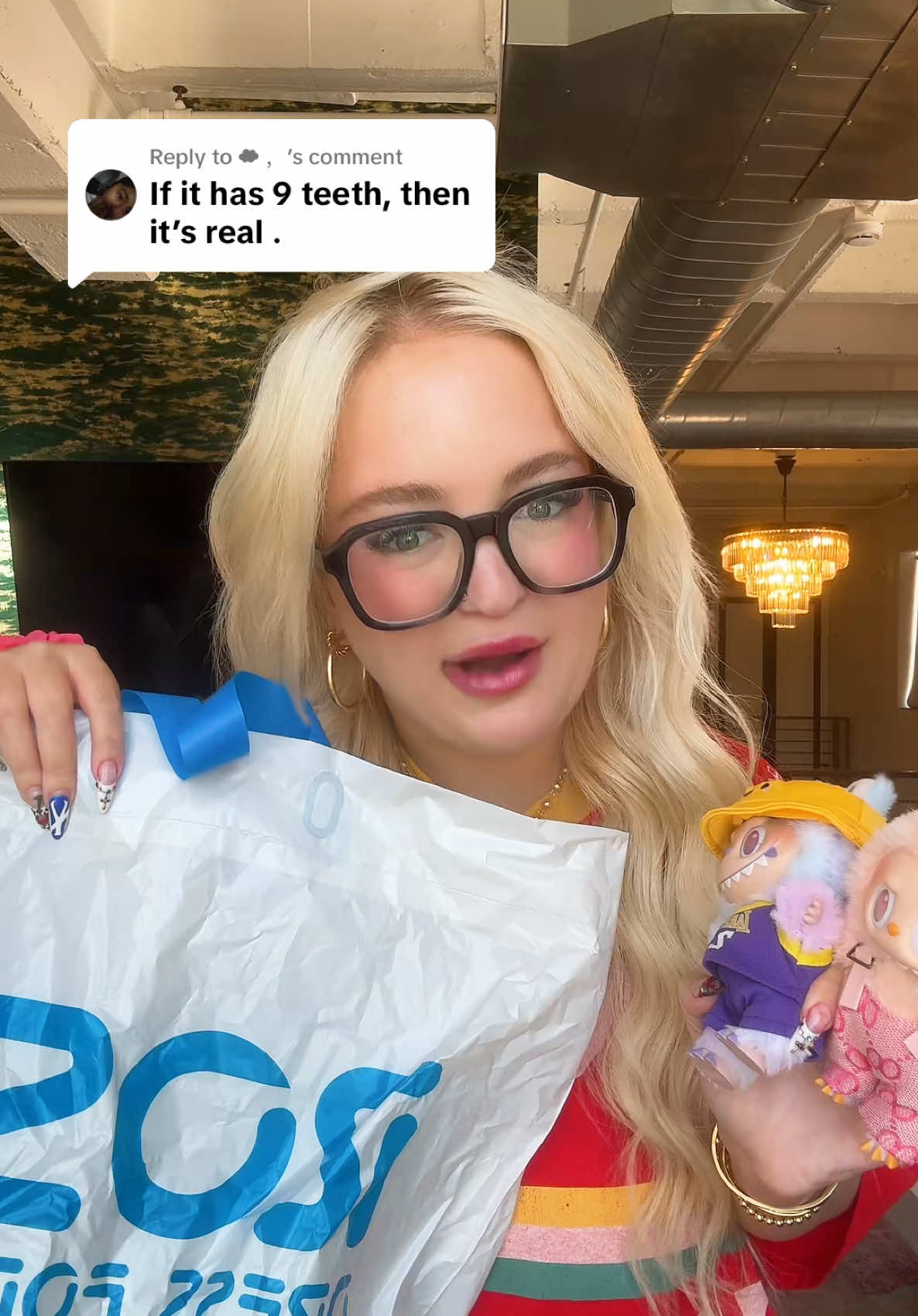 A post by @laurengodwin on TikTok caption: Replying to @☁︎︎ ， I did get my labubus from Ross… thank you🤚🏼 check out my ig reelsss 😀 #metapartner 