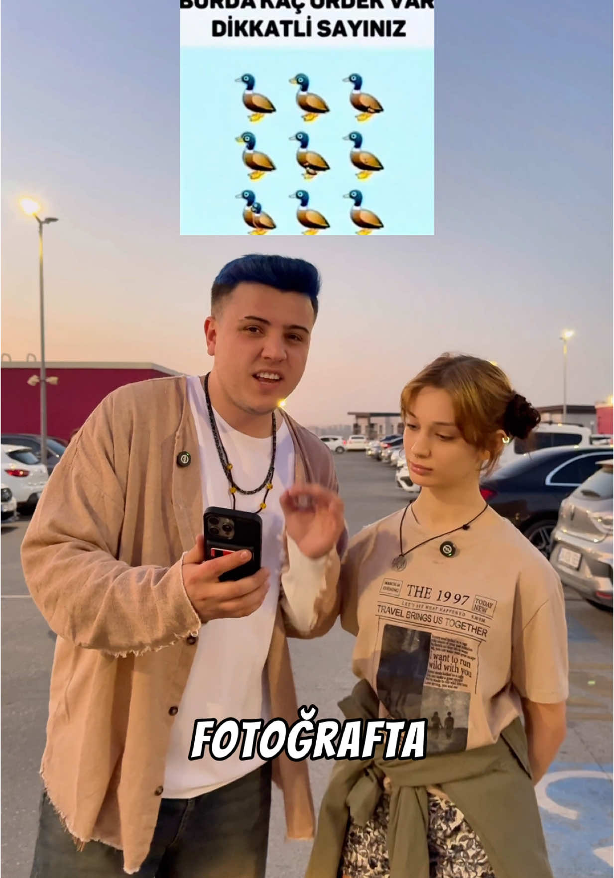 A post by @semihvarol on TikTok caption: Kaç tane ördek görüyorsunuz? Bulanlar  beğensin ve yorum atsın🦆 #svfc #sokakröportajları 