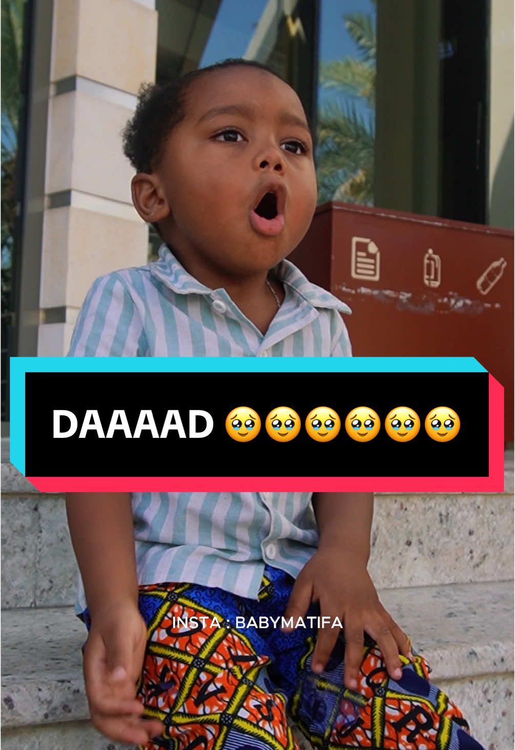 A post by @mati_fa on TikTok caption: Papa 🥹🥹 @Family Luke  INSTA & YOUTUBE : Babymatifa #matifa #mati_fa #babyluke #matifamily @Rayvanny 