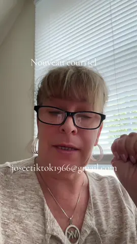 A post by @josee.remillard66 on TikTok caption: Nouveau courriel joseetiktok1966@Gmail.com 