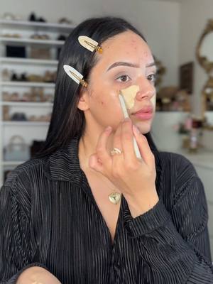 A post by @sofia.arrayales on TikTok caption: GRWM for a baseball game ⚾️🧢🩵 - Products used:  • @Kosas Plump + Juicy vegan collagen spray serum.  • @elfcosmetics Thirst birth drops.  • @Bobbi Brown Vitamin enriched face base.  • @NYX Professional Makeup Face glue primer.  • @NARS Cosmetics Light reflecting foundation shade: Gobi + Natural Radiant foundation shade: Deauville.  • @Too Faced Contour stick shade: Chocolate caramel. + Cloud crush blush shade: candy cloud.  • @PLOUISE Liquid blush shade: Legally pink + cutie cake.  • @Anastasia Beverly Hills Creamy concealer shade: 03.  • @Huda Beauty Easy Bake setting powder shade: Pound cake.  • @Diorbeauty Dior forever nude bronze shade: 30 Nude bronze.  • @YSL Beauty Make me blush powder blush shade: Babydoll pink.  @Benefit Cosmetics 24hr brow setter. 