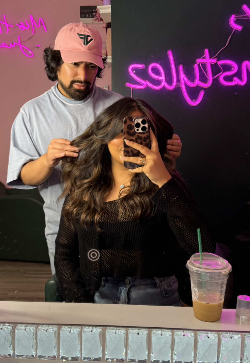 A post by @retouchbyriya on TikTok caption: When you finally get the mom chop! Post baby first Hair cut🥰 Thank you @IG: Juanstylez for makeover 🥰 #postpartumhair 