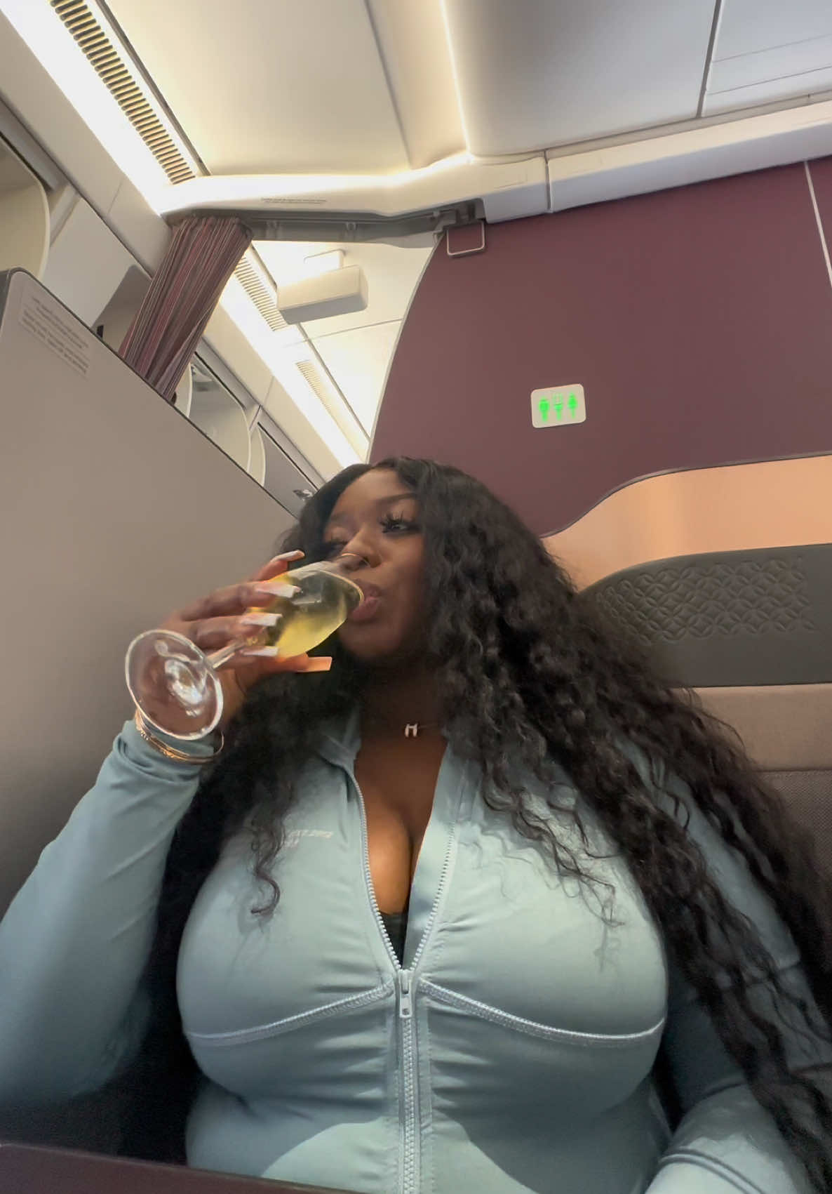 A post by @therealtati on TikTok caption: well traveled queen! ✈️