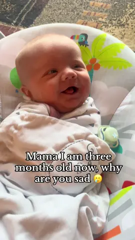 A post by @damned_but_beautiful on TikTok caption: Oh how the time goes by so fast. You are growing and changing so much 🥲 #growingup #threemonths #newborn 