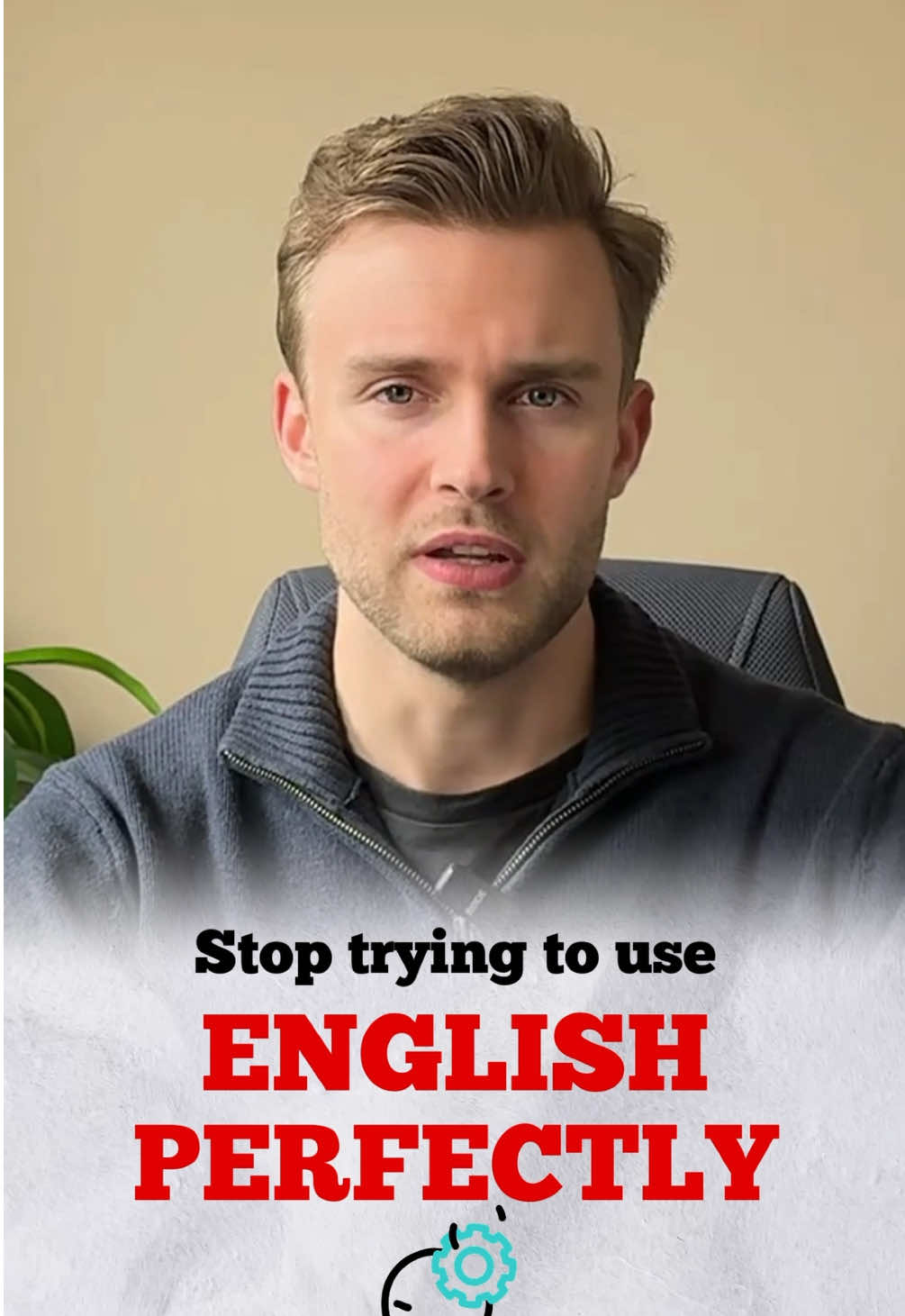 A post by @englishattheready on TikTok caption: It’s better to speak imperfectly than not to speak at all.