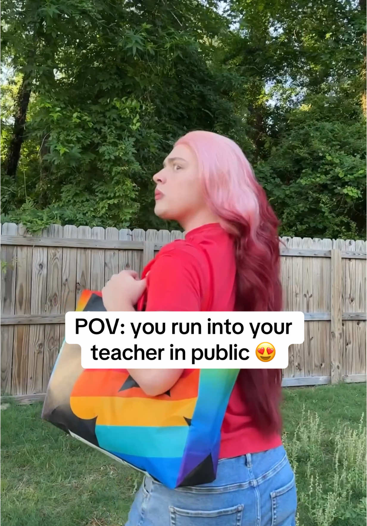 A post by @justinfukoo on TikTok caption: Outside of the classroom, we are strangers… it’s summer now 🤌🏻😍  🎥: @gabe 🙀  #teacherlife #college #pov #teacher #strangers #teachersoftiktok #who 