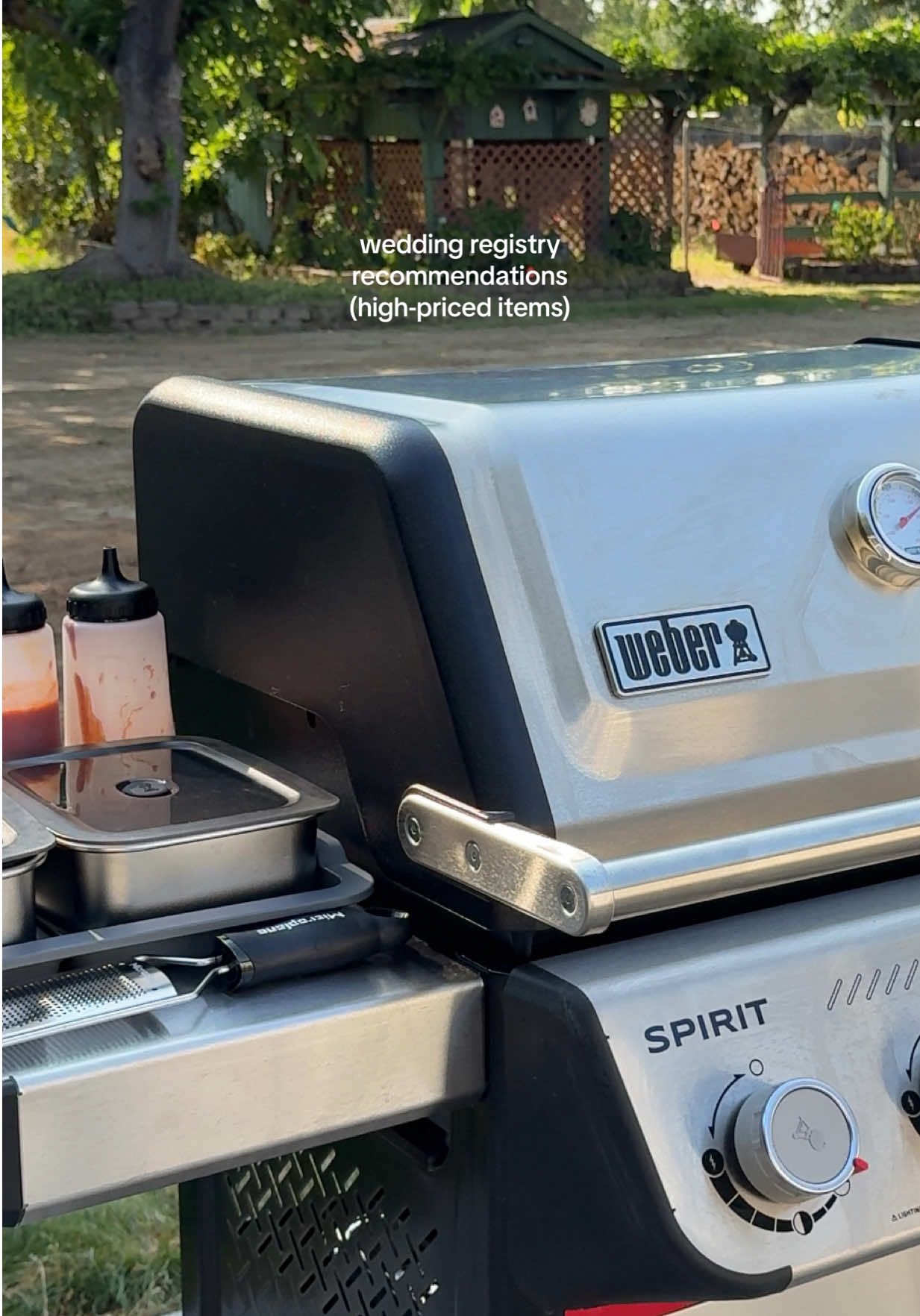 A post by @zoebarriesode on TikTok caption: Part 1! Higher priced items that either 1. An incredibly generous family member or friend will get you OR 2. A few people can pitch in for (range: $500 to $900)  #weddingtiktok #wedding #cooking #KitchenHacks 