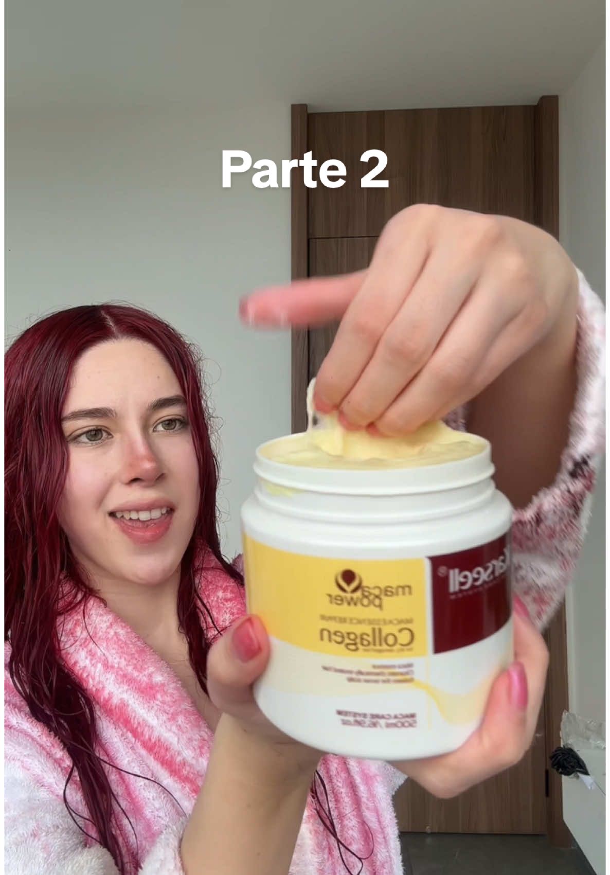 A post by @dafnezzuniga on TikTok caption: Respuesta a @♡tu lokita♡ Probando la mascarilla para el cabello más viral pt. 2 ✨ #hair #tiktokviral #beauty 