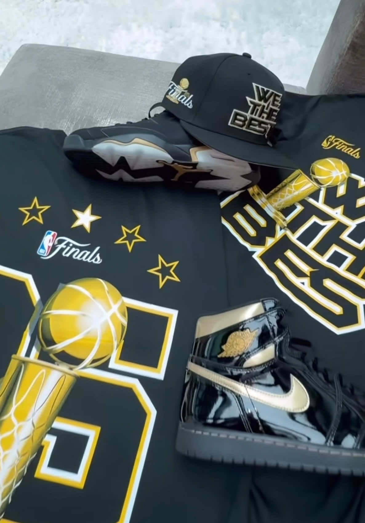 A post by @djkhaled on TikTok caption: We The Best x NBA Finals 🔥 🏀 🏆  Get yours now! Link in bio! 