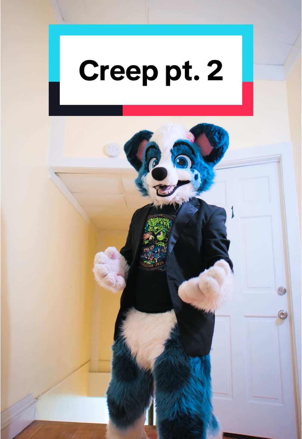 A post by @littlealphapup on TikTok caption: Replying to @The_Ch00bster I wasn’t sure if I should post the longer version but I figured may as well lol #furry #furryfandom #littlealphapup #creep 