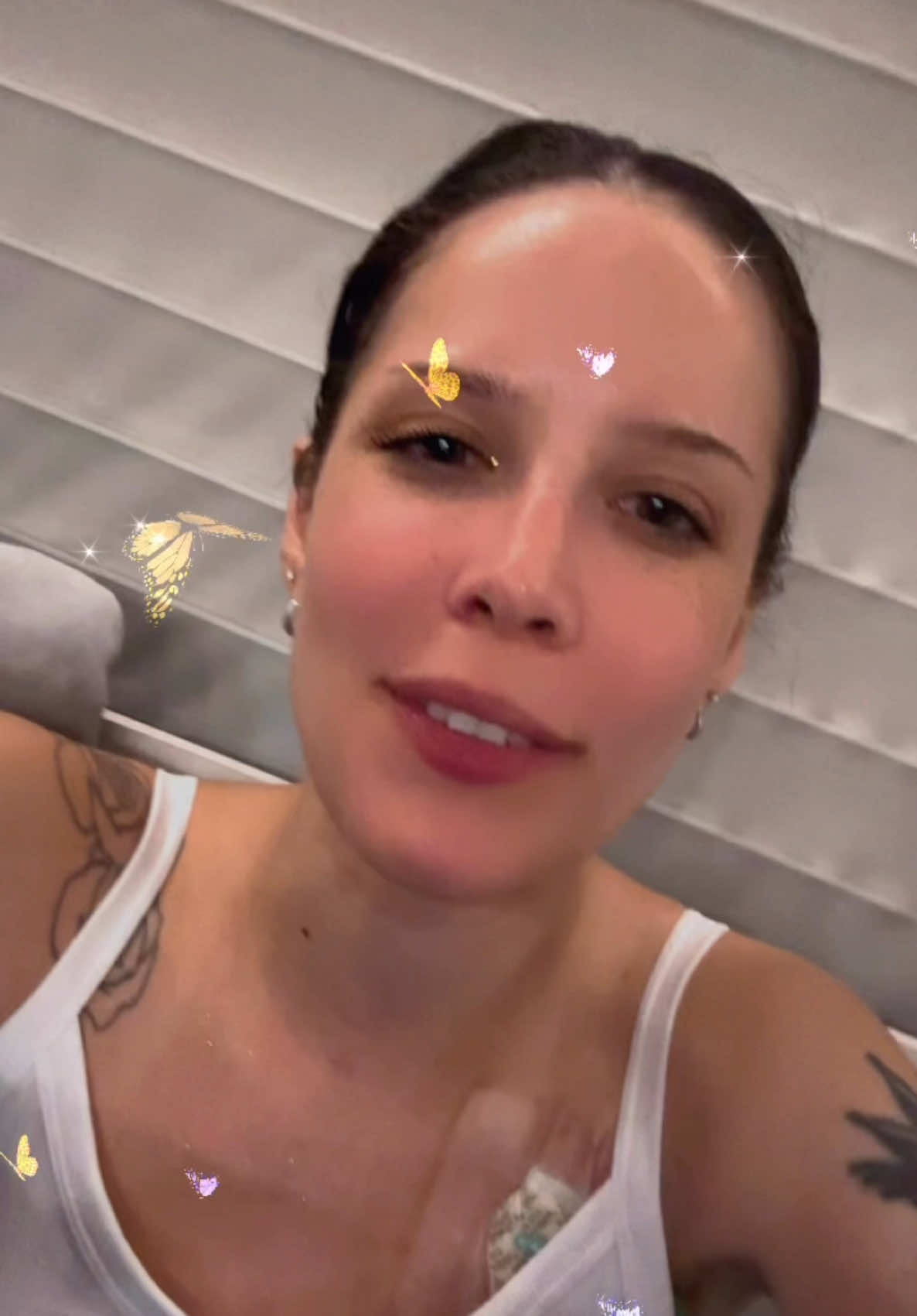 A post by @halsey on TikTok caption: I just feel like I’m supposed to be from Boston kinda !!!!!!