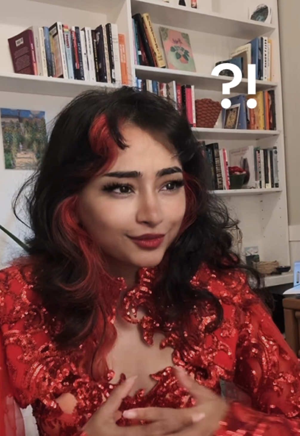 A post by @drag0nmistress on TikTok caption: fun fact - I had the flu when I was recording this and I was absolutely dying 👁💧👄💧👁 @Chotronette 💕