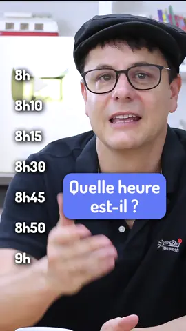 A post by @francaisavecpierre on TikTok caption: Et chez toi, il est quelle heure actuellement ? 🙂 #francaisavecpierre #francais #learnfrench #vocabulaire #fle