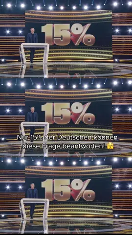 A post by @1prozentquiz on TikTok caption: Gehörst du zu den 15% die die Frage lösen können? 👀 👉 Das 1% Quiz - Wie clever ist Deutschland?"" – jederzeit kostenlos streamen auf Joyn. #das1prozentquiz #whattowatch