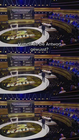 A post by @1prozentquiz on TikTok caption: Wer gehört zu den schlausten 20% Deutschlands? 🙋‍♀️ 👉 Das 1% Quiz - Wie clever ist Deutschland?" – jederzeit kostenlos streamen auf Joyn. #das1prozentquiz #whattowatch