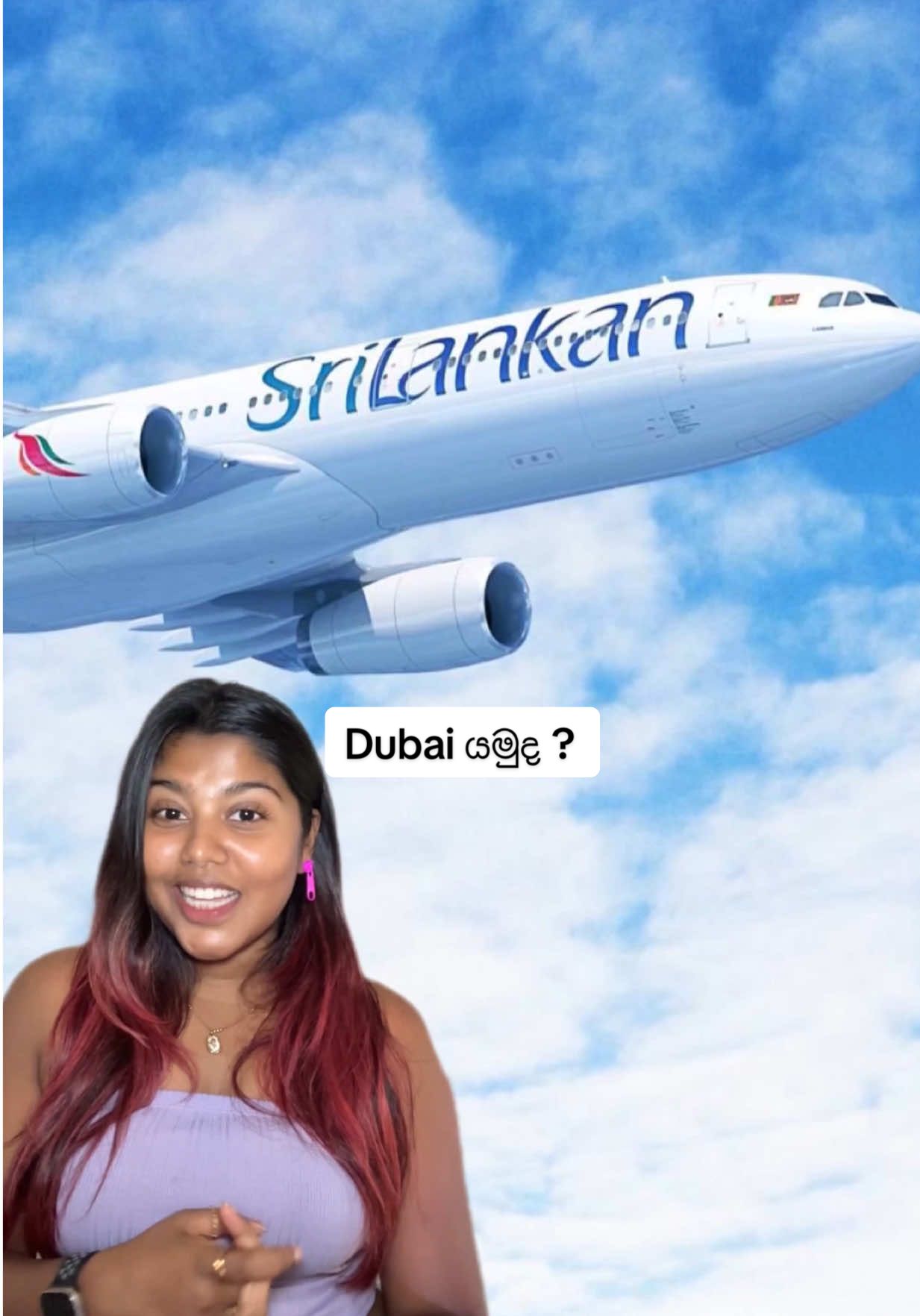 A post by @stories_of_lash on TikTok caption: යමුද අපිත් එක්ක ? ✈️❤️ . #storiesoflash #tiktokentertainment #travel #Foodie @Bluepeak Travel 