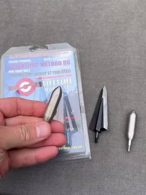 A post by @bowhunterplanet on TikTok caption: #onthisday #archery heavy Broadheads 
