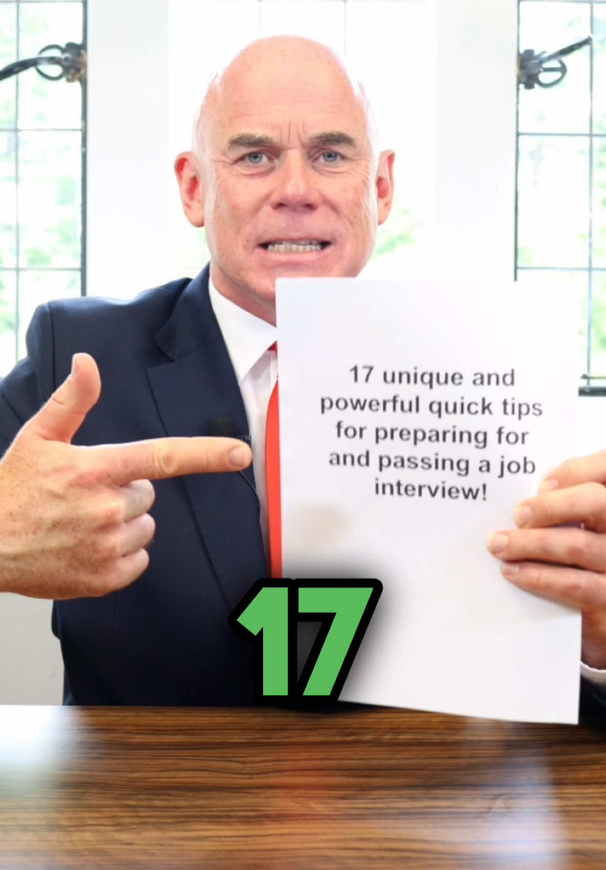 A post by @careervidz on TikTok caption: 17 POWERFUL INTERVIEW TIPS! In this video interview expert Richard McMunn explains how you can pass any job interview using his insider interview tips! #interviewtips #interviewquestions #interviewskills #richardmcmunn #careervidz 