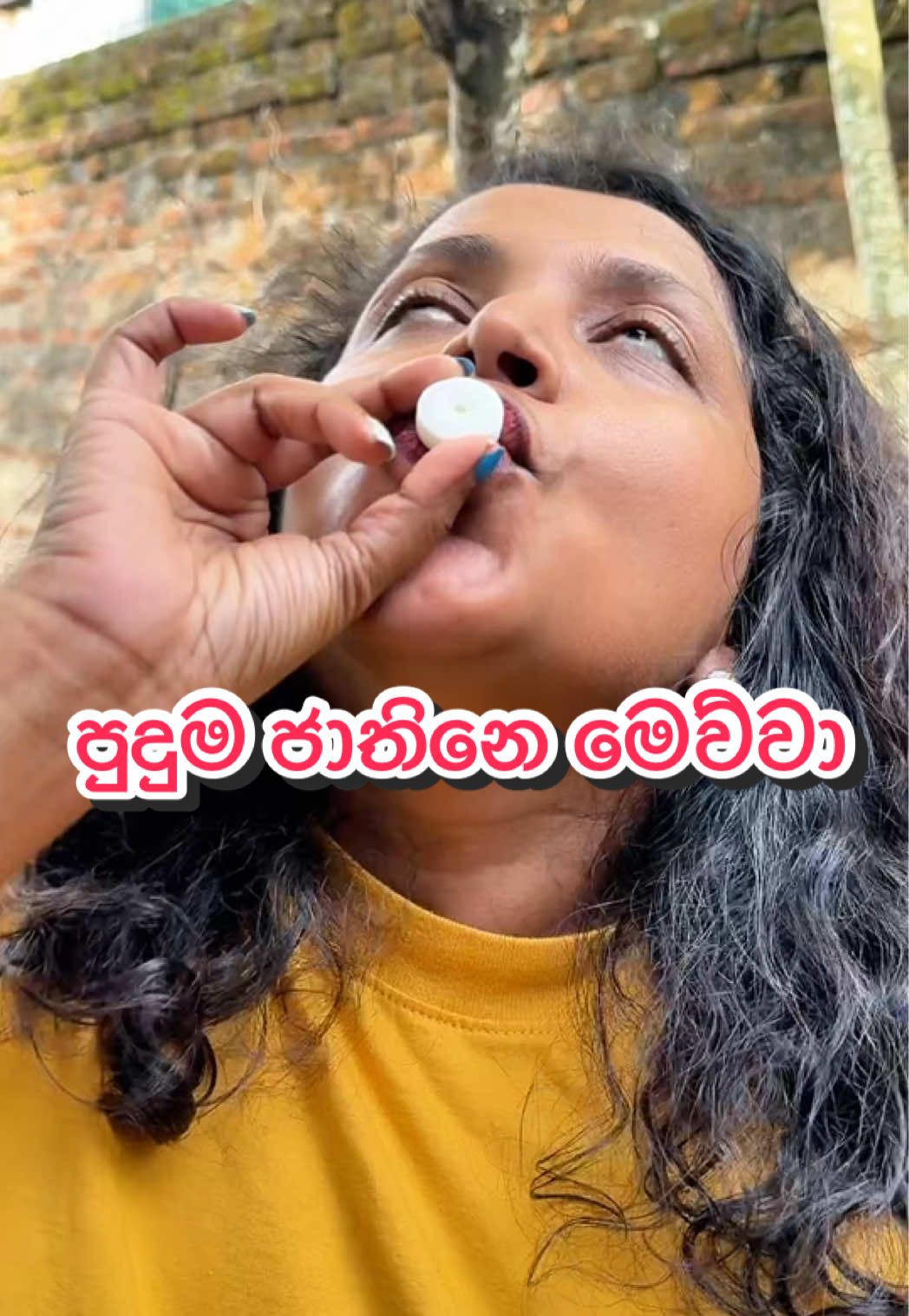 A post by @magic_compass on TikTok caption: පුදුම ජාතිනෙ තියෙන්නෙ මේ ලෝකේ 🙄 #whattoeat #food #candy #fun #tiktoktainment #kuchiandbuchi #kuchiandbuchi #husbandwife #tiktokvlog #coupletiktoks #fyp 