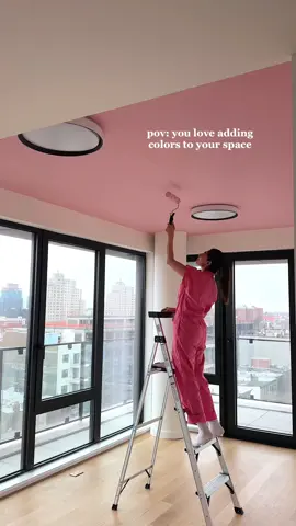 A post by @honeyidressedthepug on TikTok caption: I love creating colorful spaces & have a lot of leftover paint from my DIY projects! @PaintCare has made it so convenient to recycle leftover paints in a sustainable way. I just took mine to my local hardware store that’s part of the PaintCare program. Visit www.paintcare.org to find a drop-off site near you. #ad  #PaintCare #BuyRight #WeRecycle 