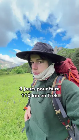 A post by @dalidutilleul on TikTok caption: 3 jours pour faire 110 kms en Trek ⛰️💪 (feat  @alexis_peschard)